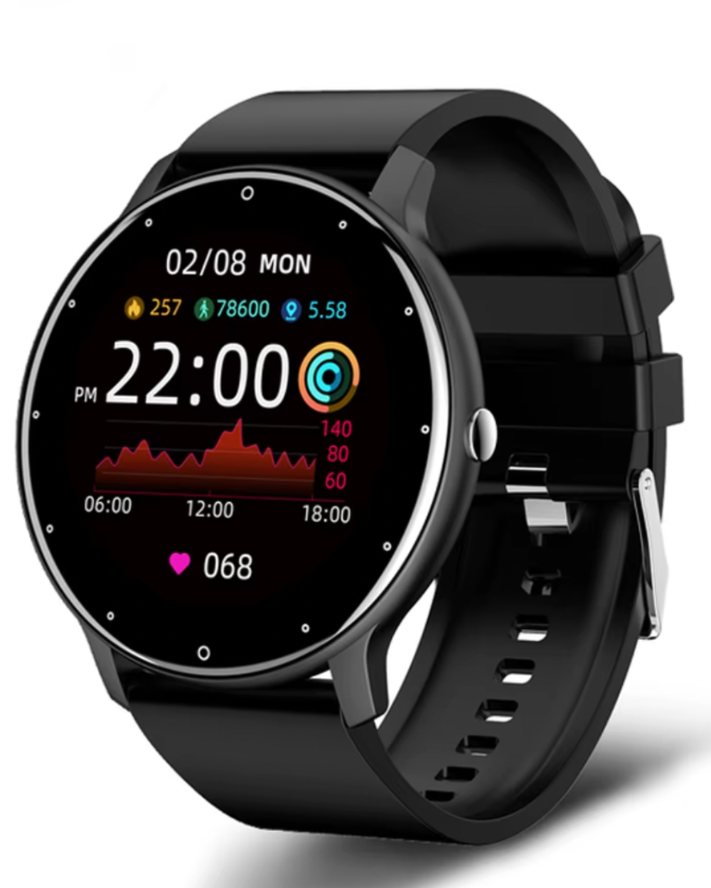 Reloj Smartwatch Redondo Reloj Touch Redondo Reloj Smartwatch