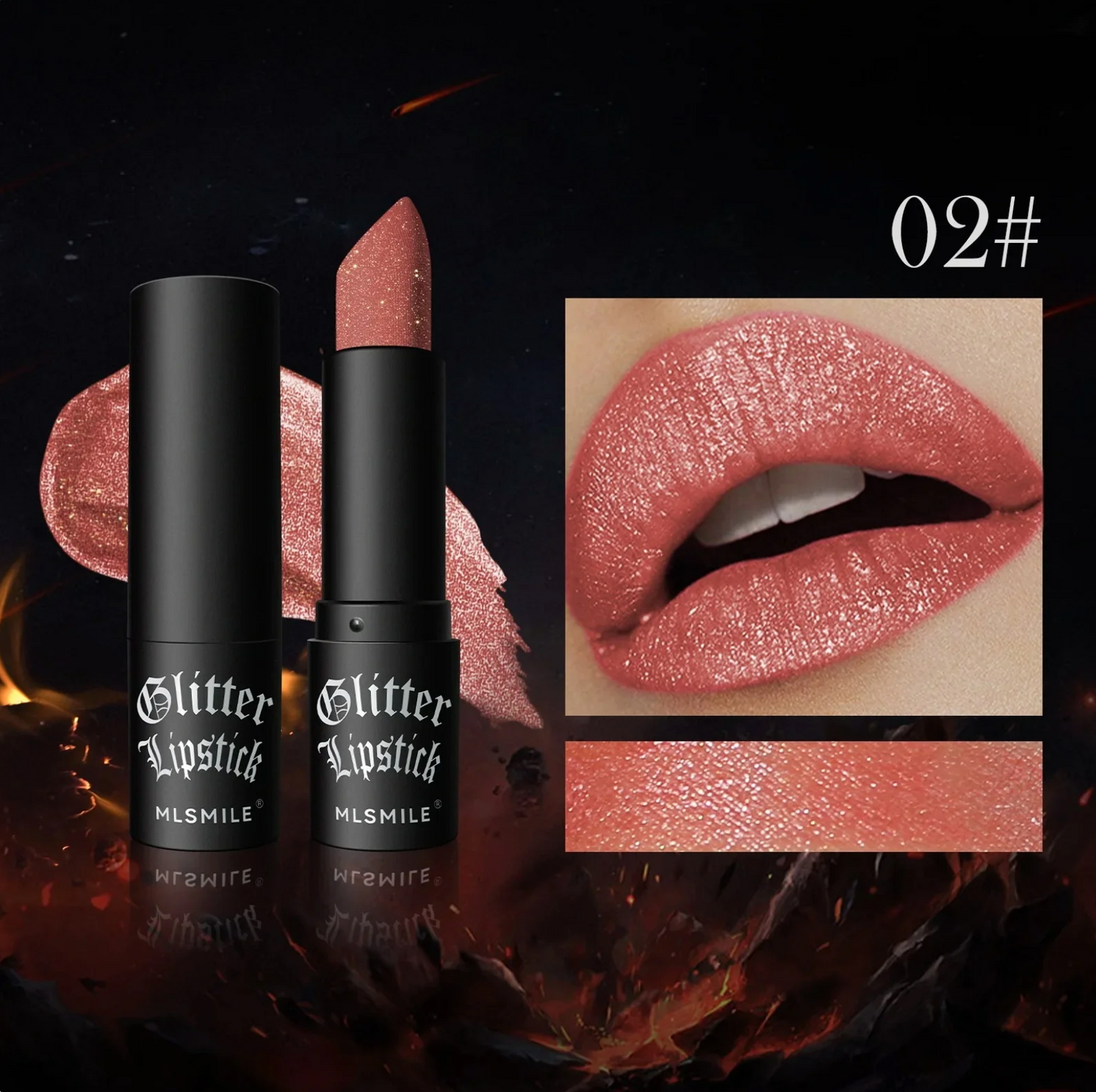 Labial con Glitter