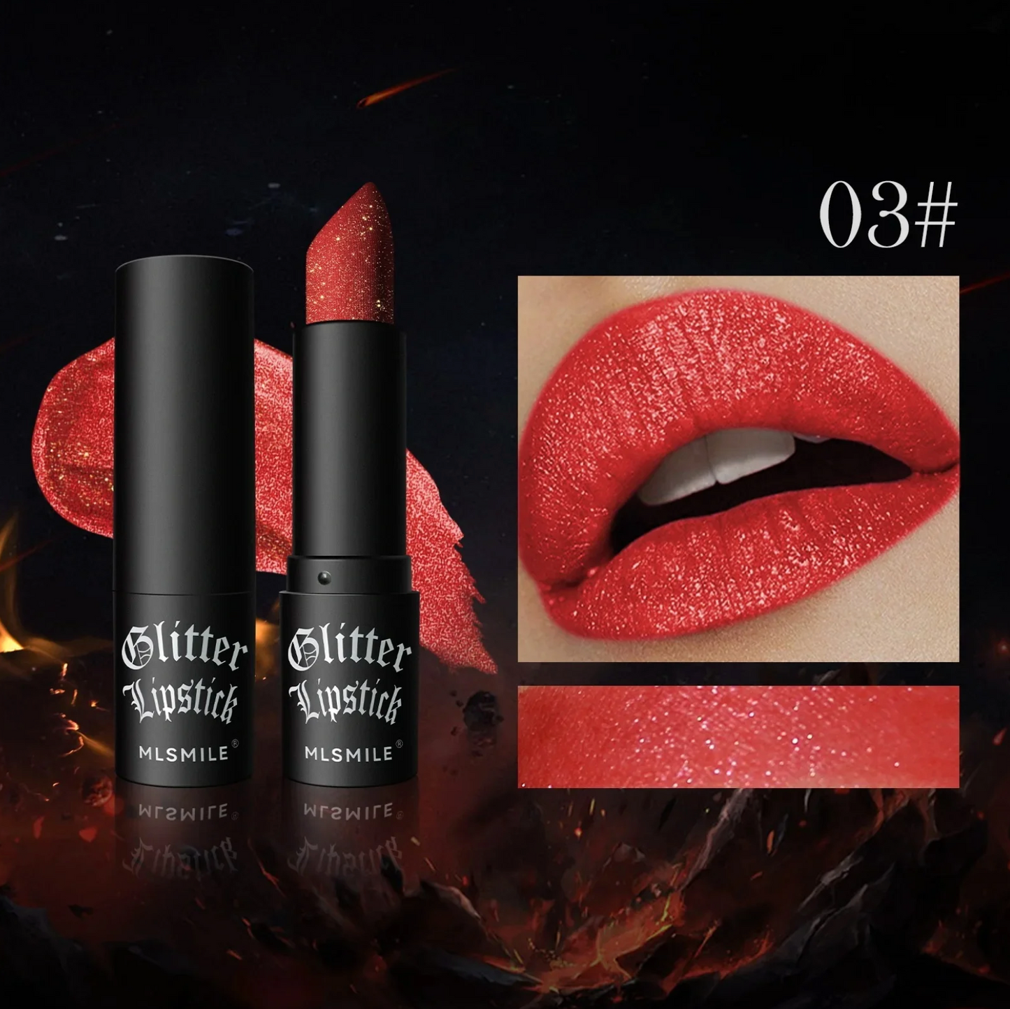 Labial con Glitter