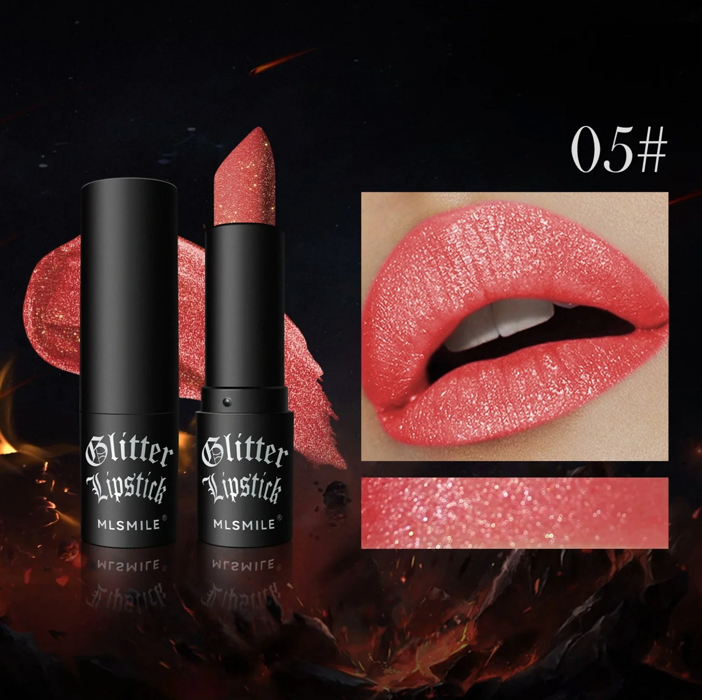 Labial con Glitter