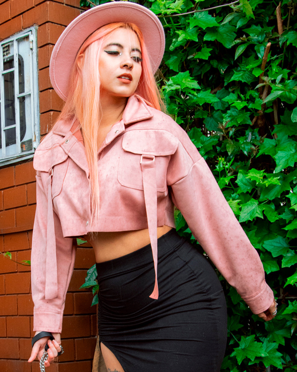 CHAQUETA EN GAMUZA