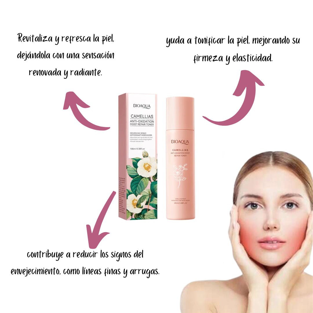 Tonico antioxidante camellias reparador