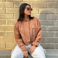 Chaqueta En Gamuza Para Mujer