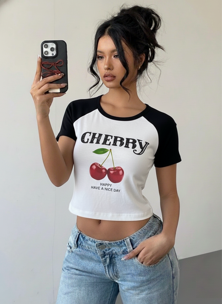 Blusa Estampada Cherry