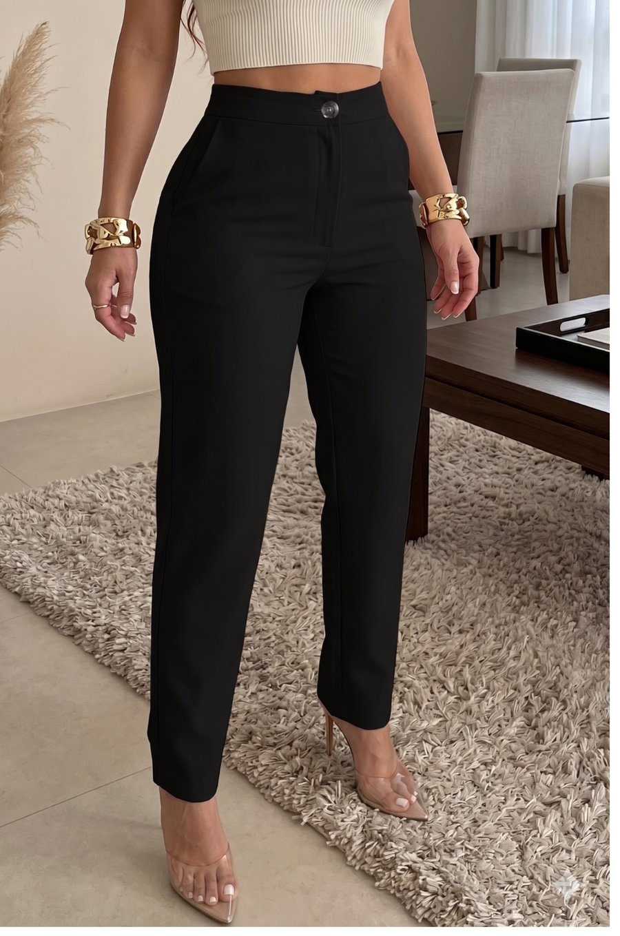 Pantalón Casual para Mujer  Tiro Alto