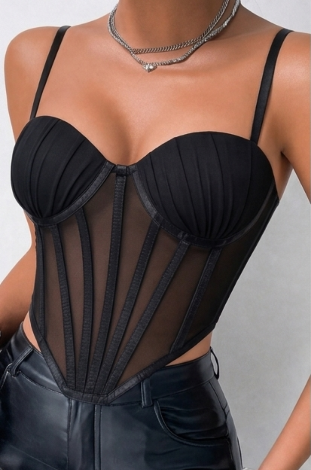 Corset Strapless Con Copa