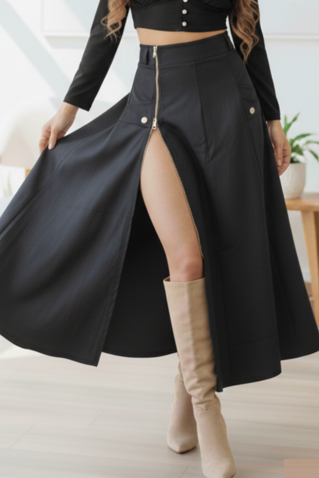 Conjunto Falda, chaqueta y blusa