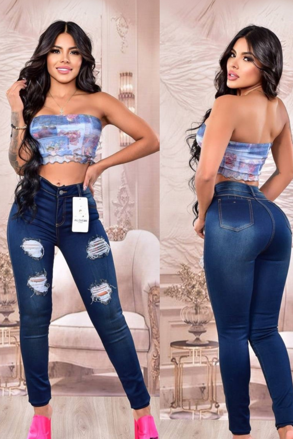 Pantalon De Skinny Jean destroyer