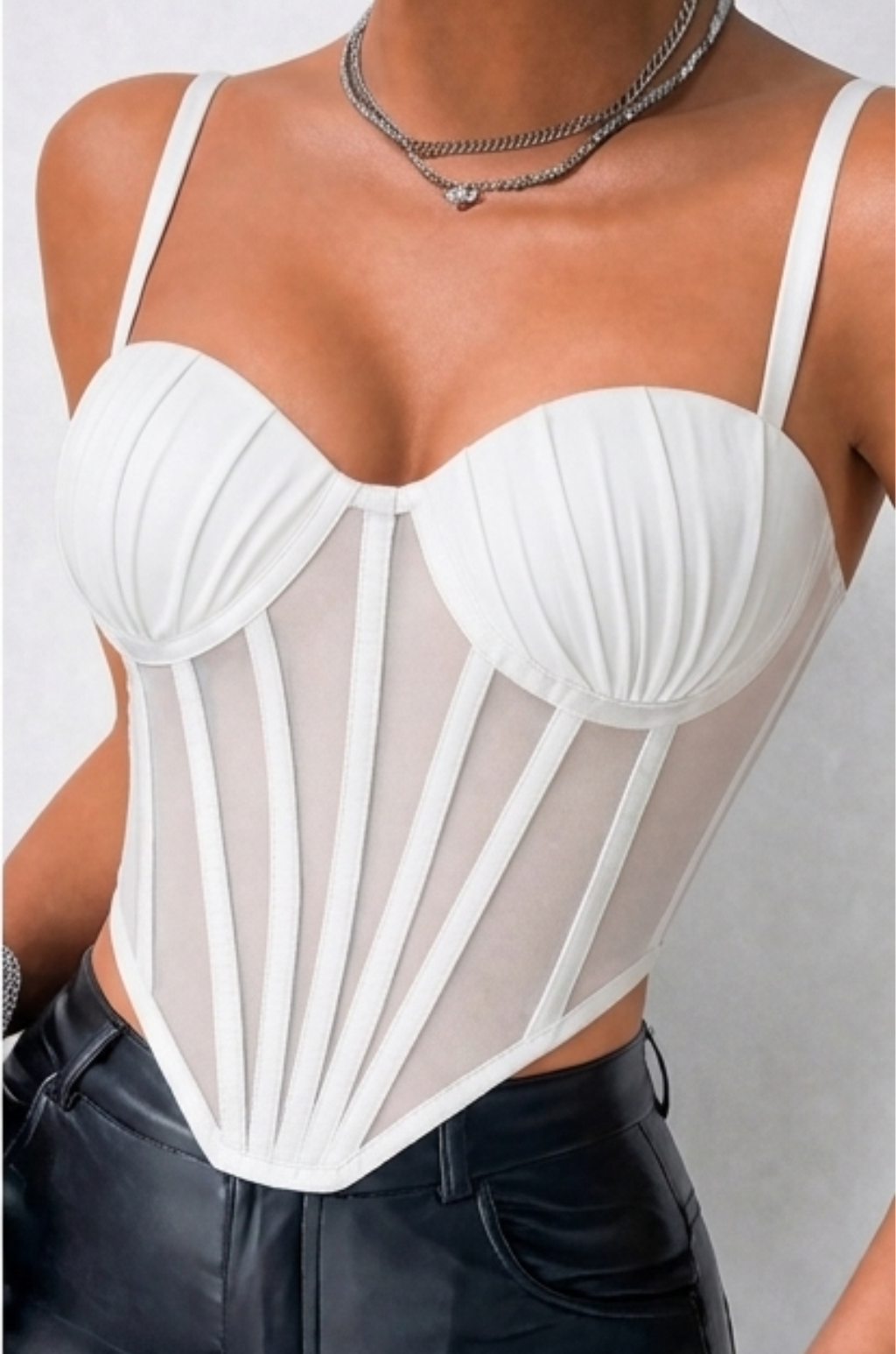 Corset Strapless Con Copa