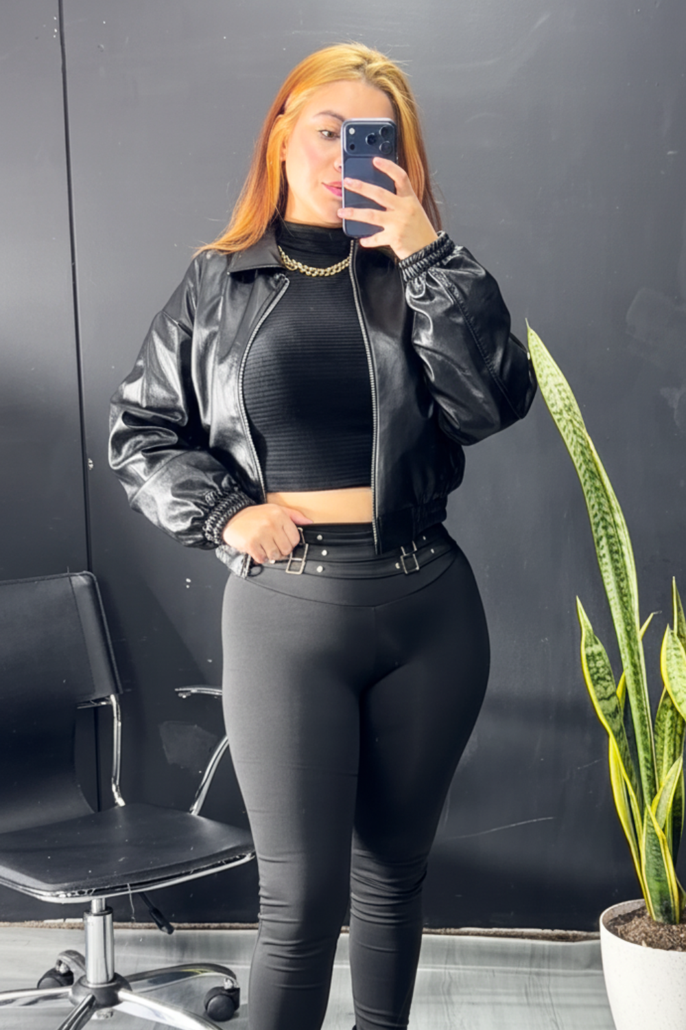 Conjunto Chaqueta, blusa y leggis