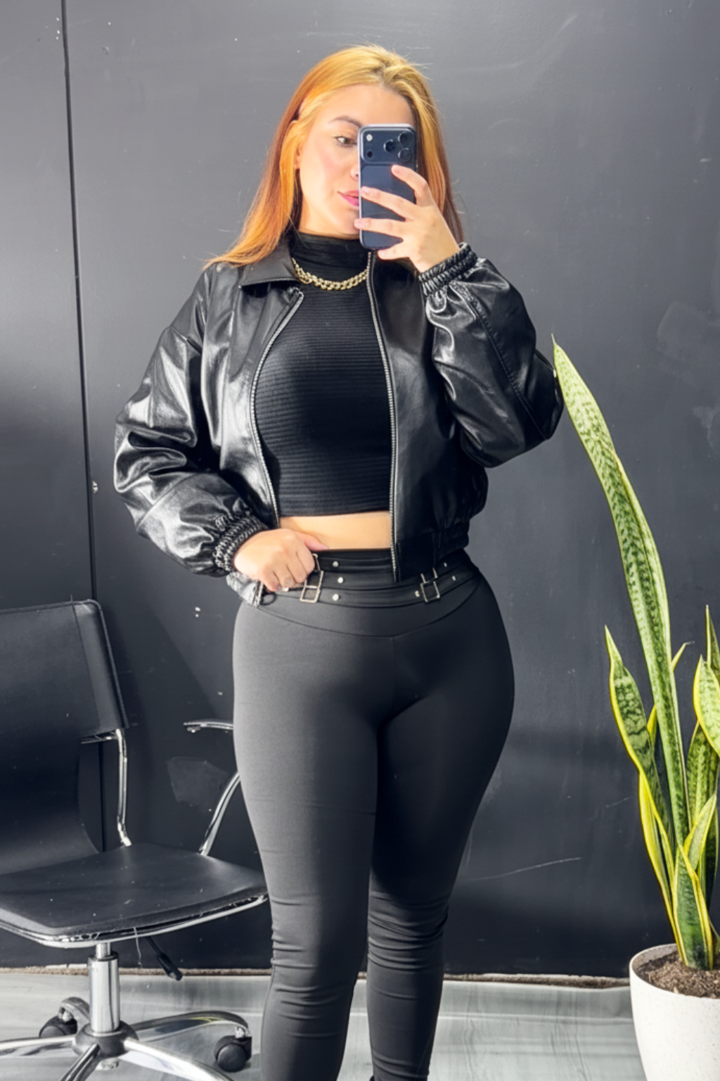 Conjunto Chaqueta, blusa y leggis