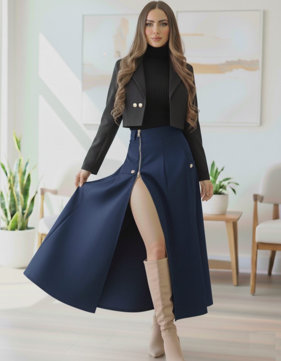 Conjunto Blazer Falda y blusa