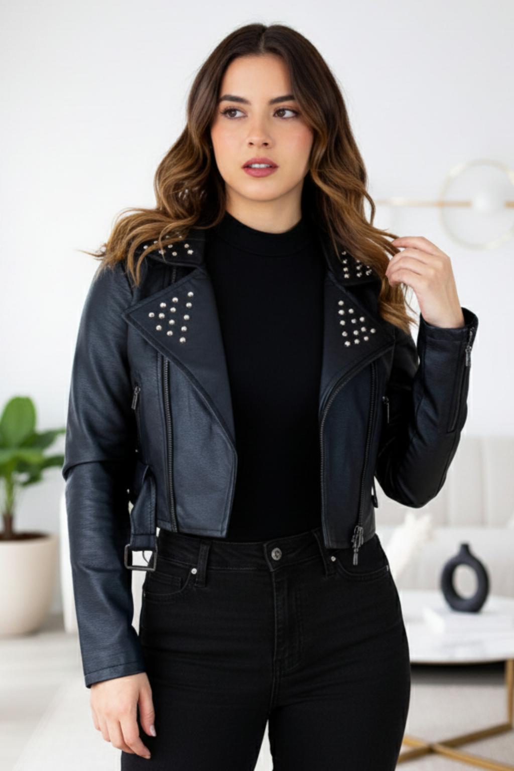 Chaqueta chamarra corta