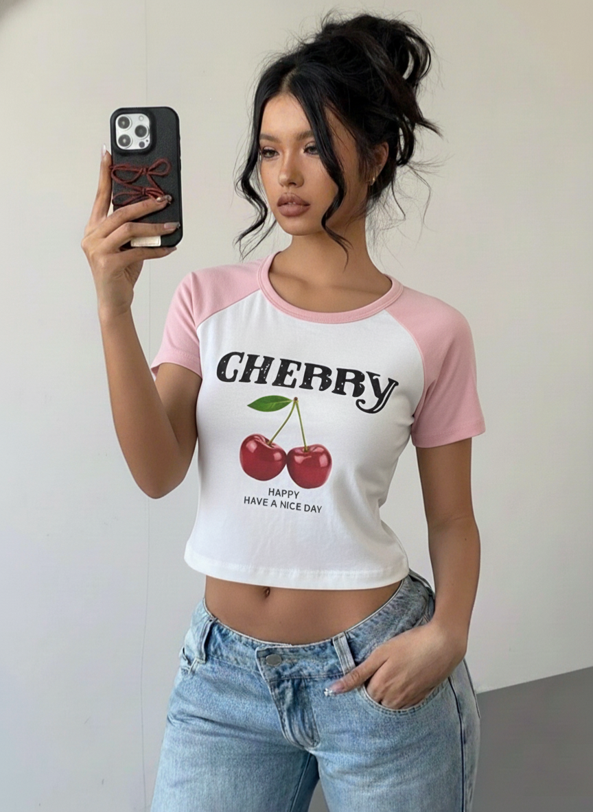 Blusa Estampada Cherry