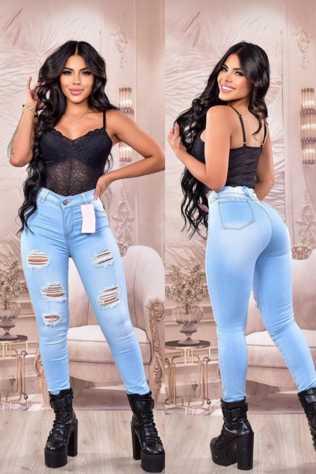 Pantalon De Skinny Jean destroyer