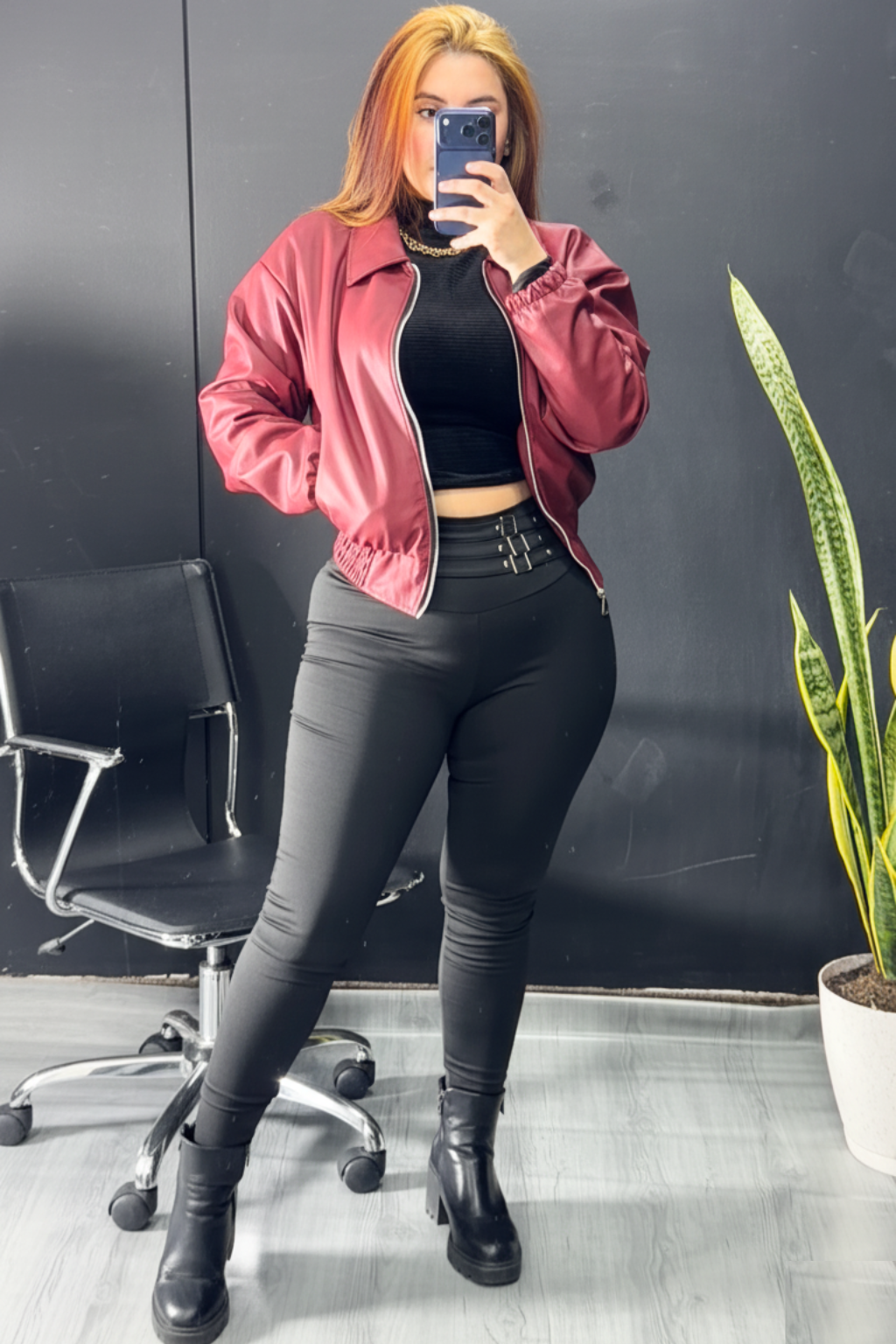 Conjunto Chaqueta, blusa y leggis