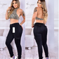 Pantalon Tiro Alto  Cargo Estilo Skinin Con Orma