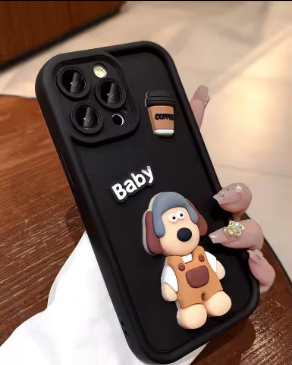 Case, funda de perrito o forro para iphone 14 pro