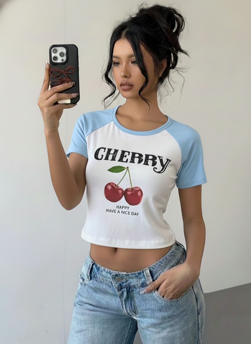 Blusa Estampada Cherry