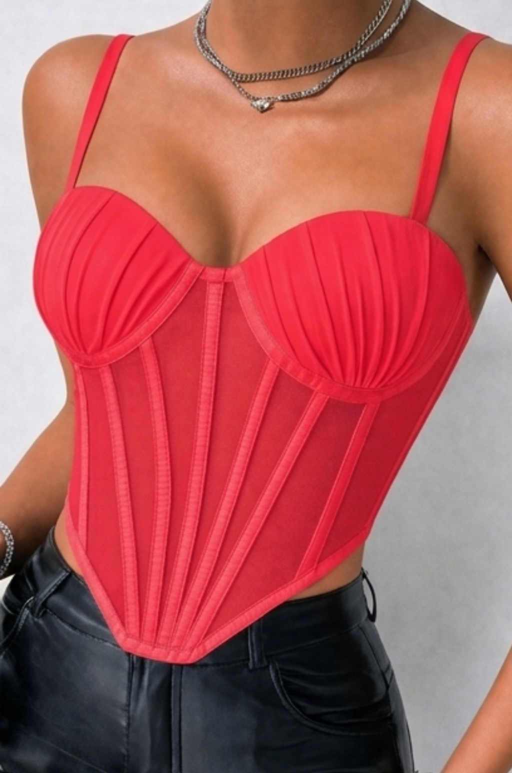 Corset Strapless Con Copa