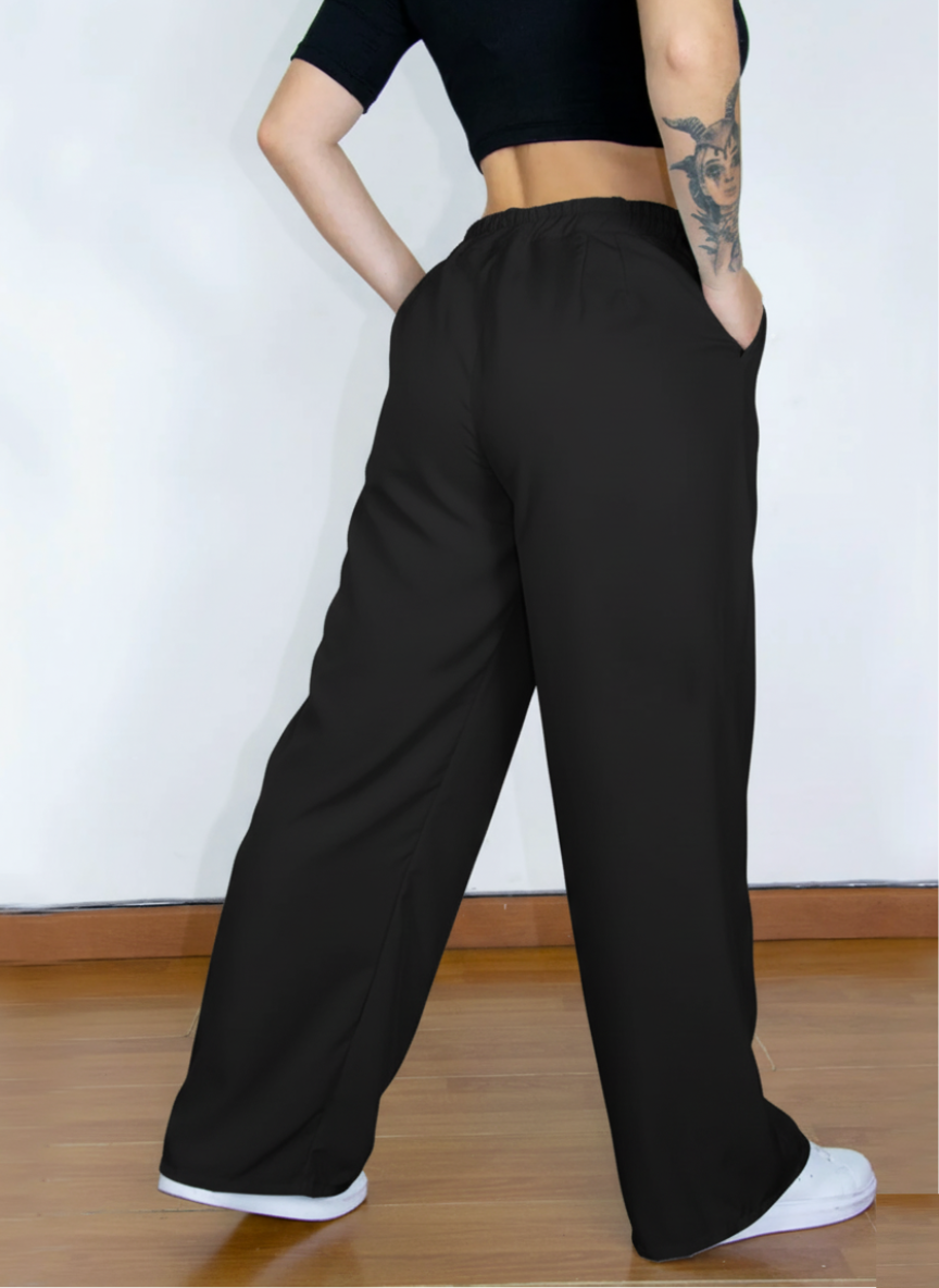 Pantalon Bota Recta Tela