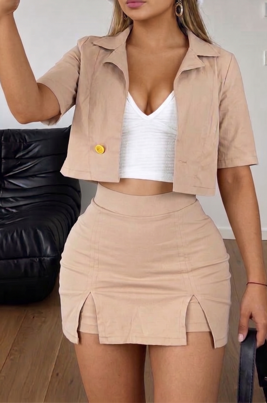 CONJUNTO FALDA Y CHAQUETA