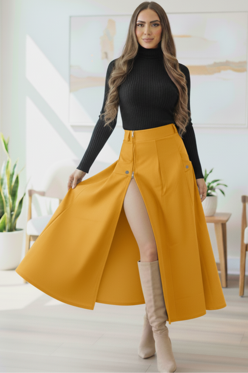 Conjunto Falda, chaqueta y blusa