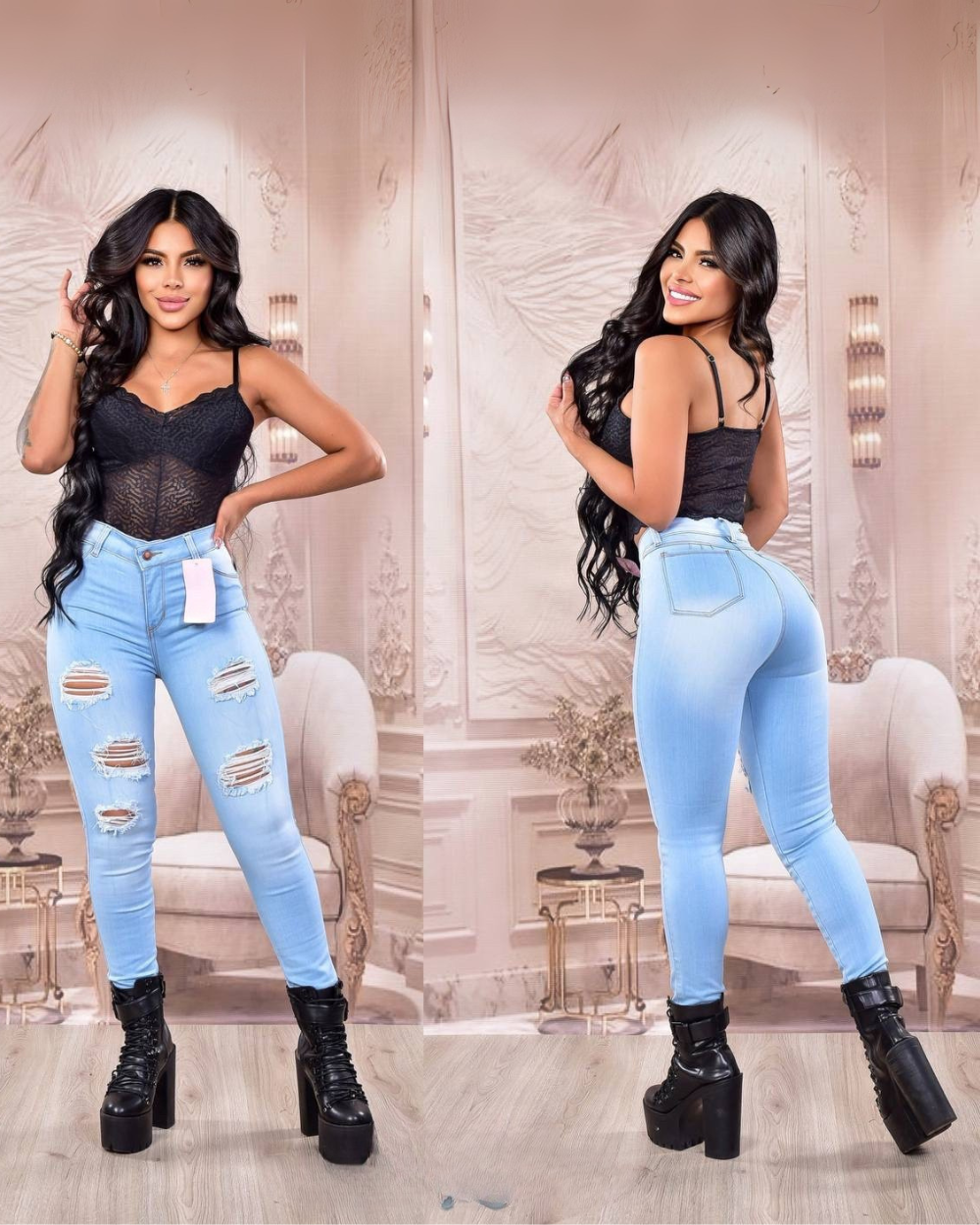 Pantalon De Skinny Jean destroyer