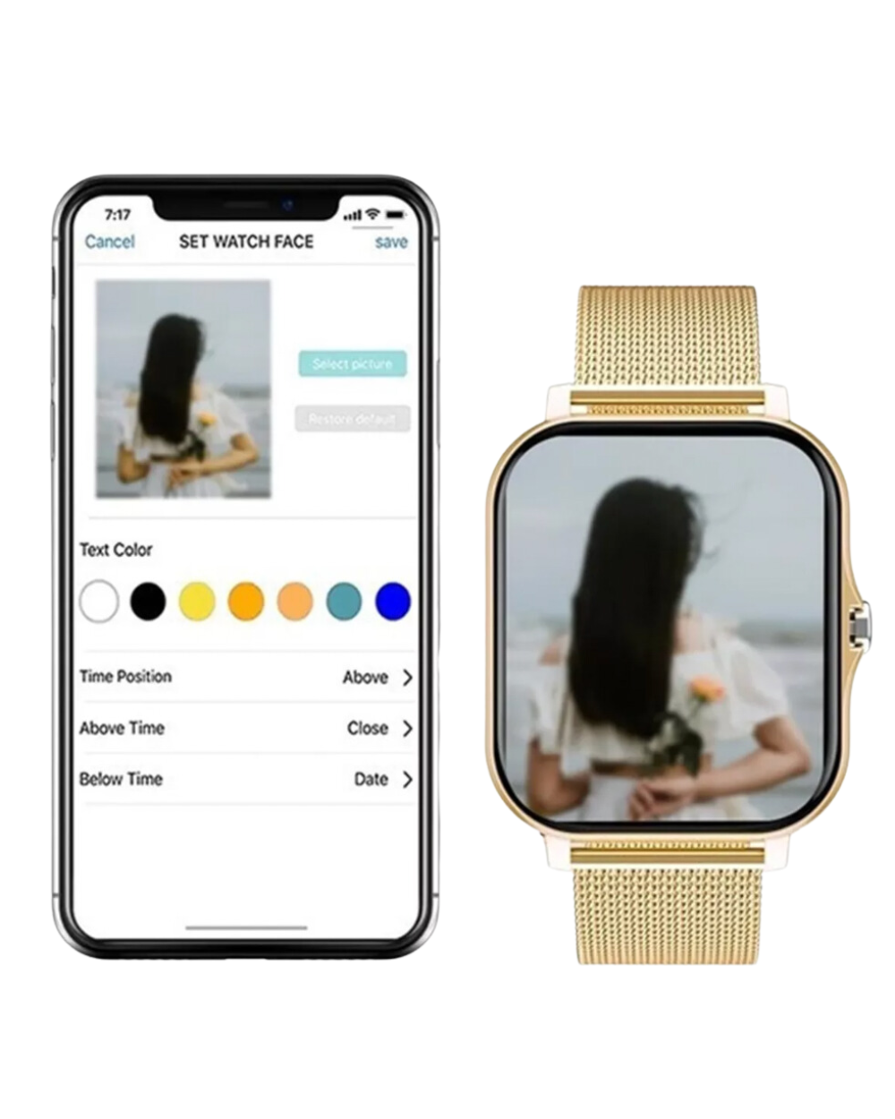 Reloj inteligente, Smartwatch Multifuncional para celular