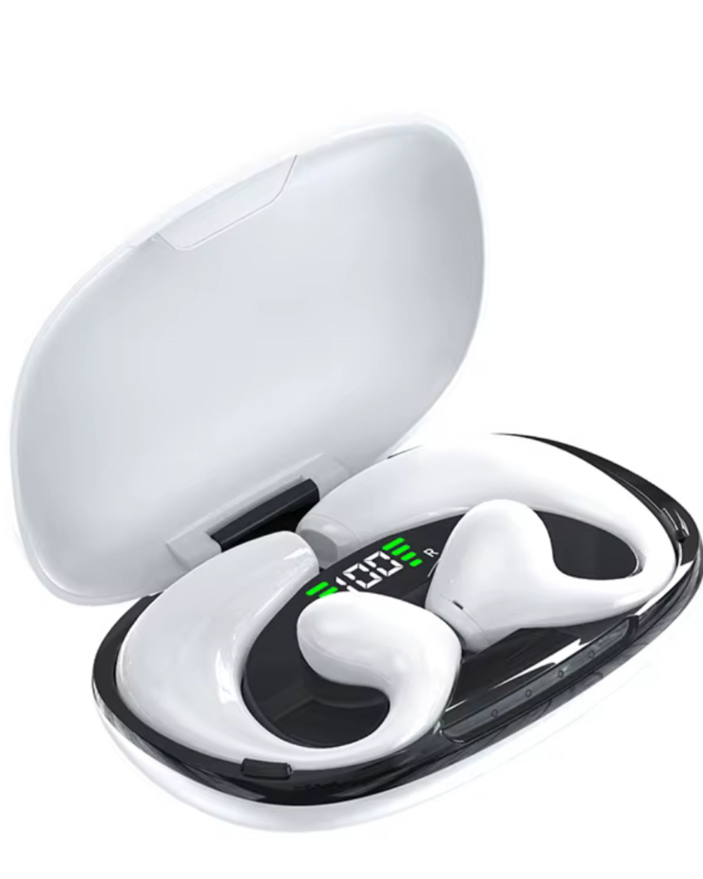 Audífonos Deportivos con Gancho Para  la Oreja, Auriculares con Micrófono, Bluetooth