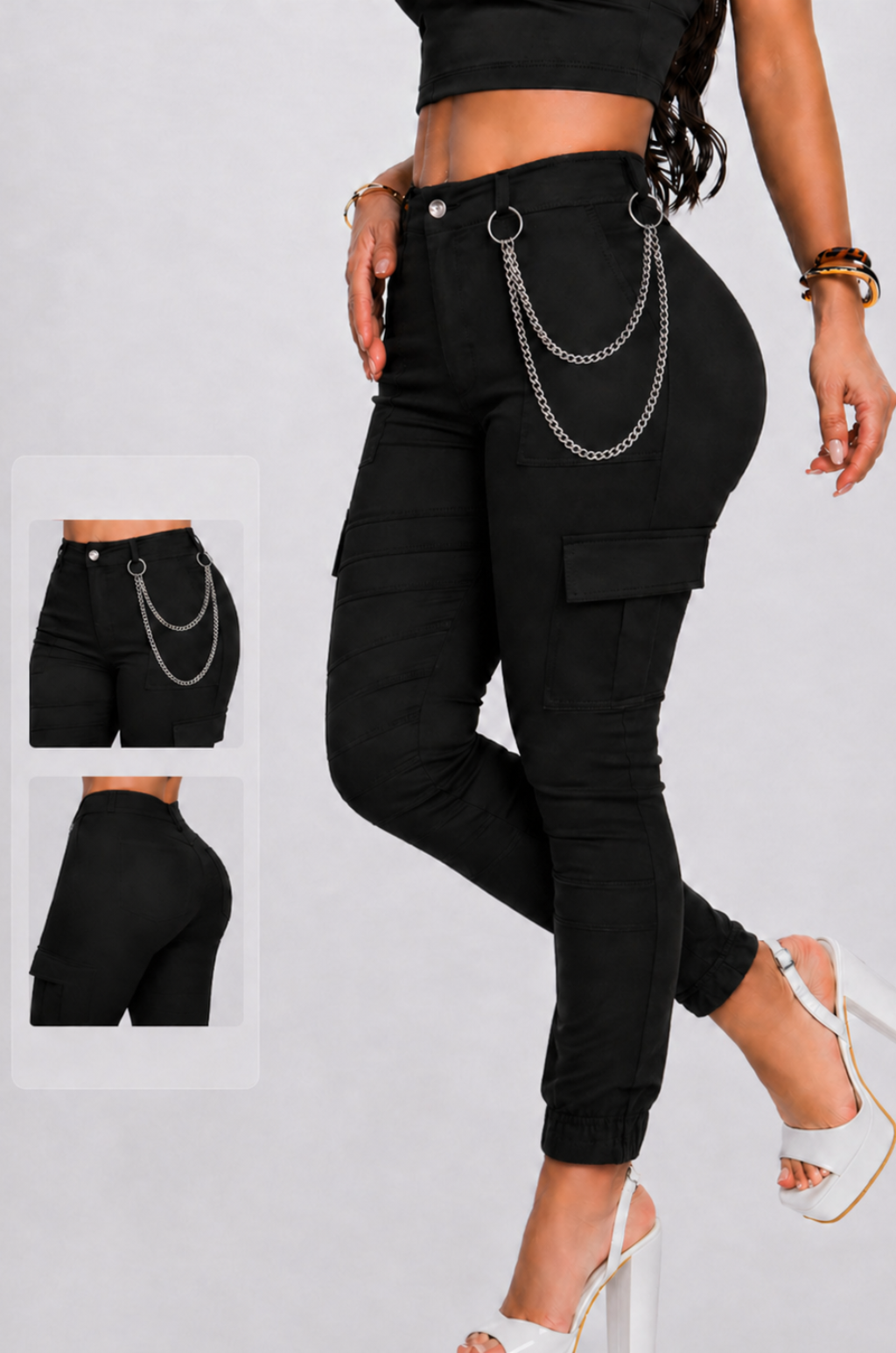 Pantalon Cargo Para Mujer Con Orma