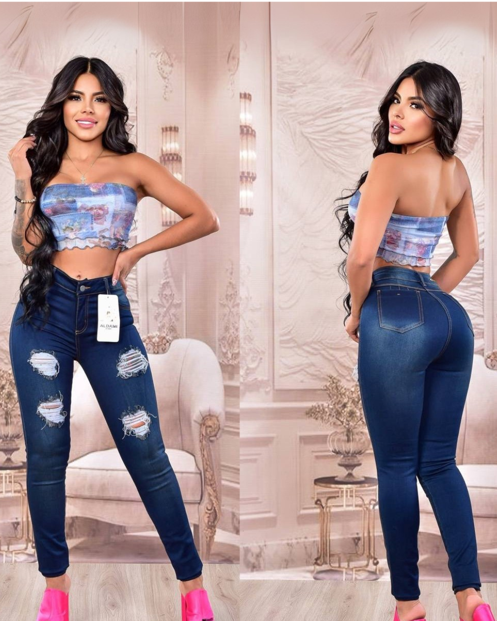 Pantalon De Skinny Jean destroyer