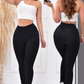 Jean control abdomen mujer tiro alto skinny unicolor