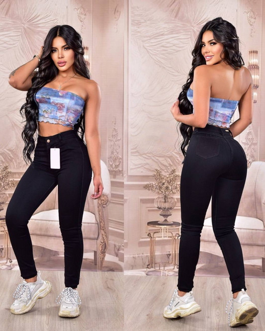 Pantalon De Jean Skinny Ajustado al cuerpo