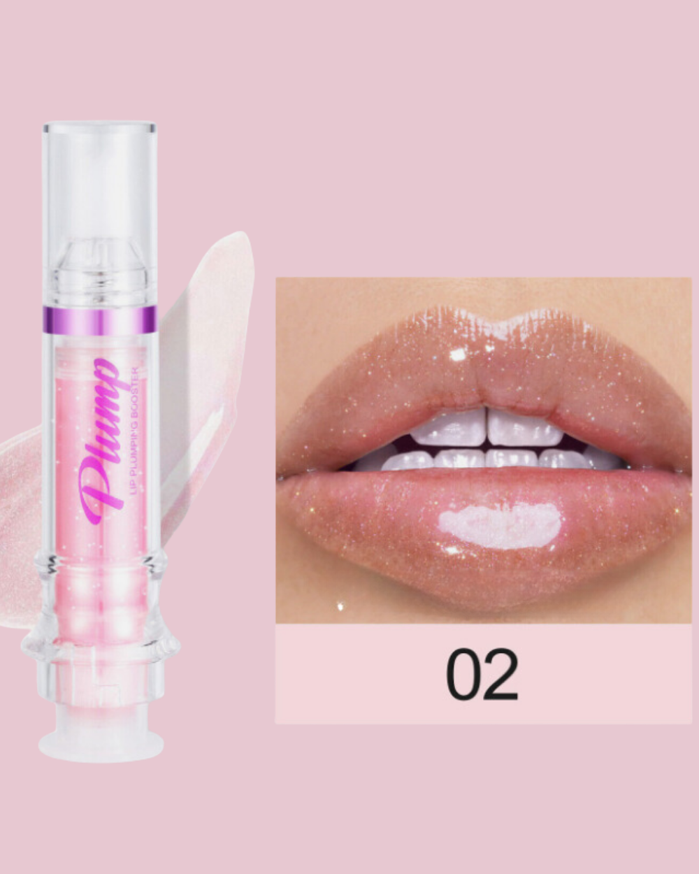 Voluminizador de labios con color