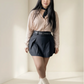 Conjunto Camisa semiformal y Falda Corta Plisada