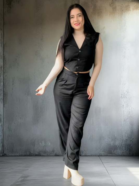 Conjunto y Blusa cuello alto