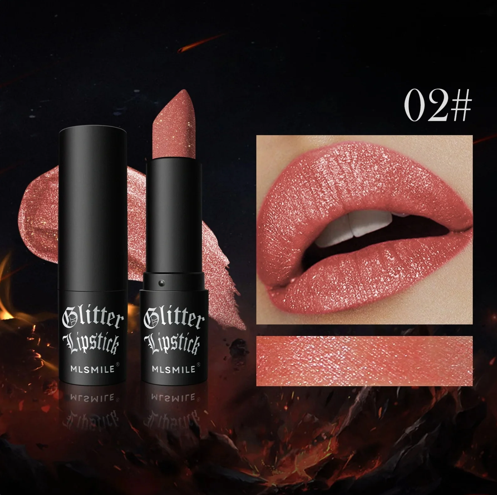 Labial con Glitter