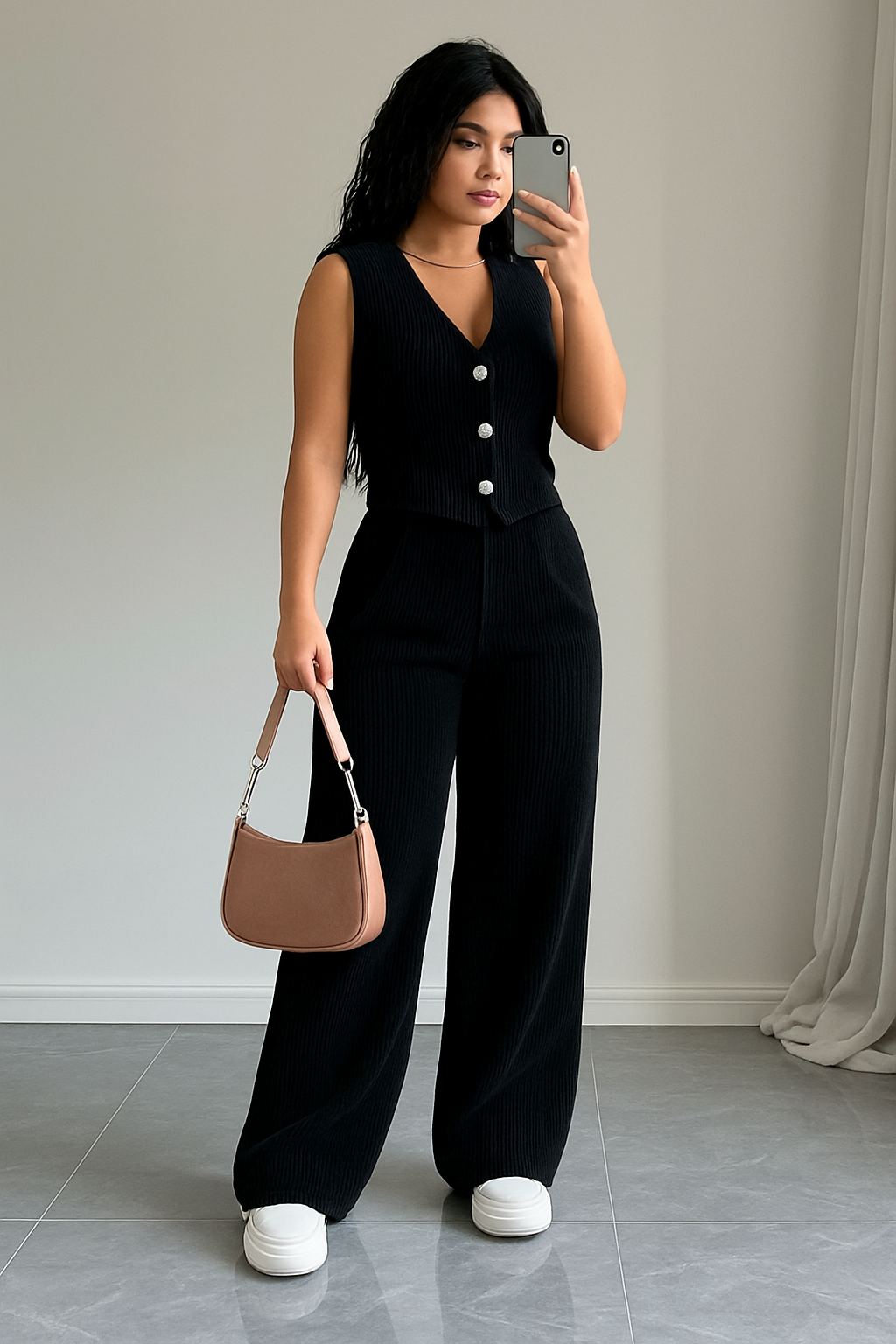 Conjunto Pantalon y Chaleco en Pana