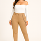 Pantalón con Bolsillos laterales tipo cargo de Mujer