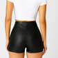 Falda short cuerina corto con orma