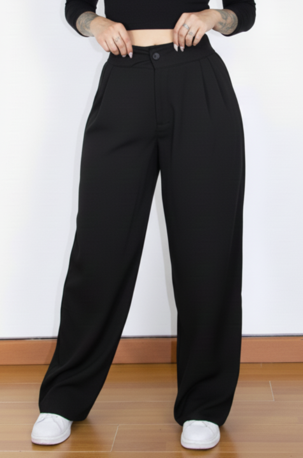 Pantalon Bota Recta Tela