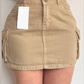 Falda Jean camuflada corta