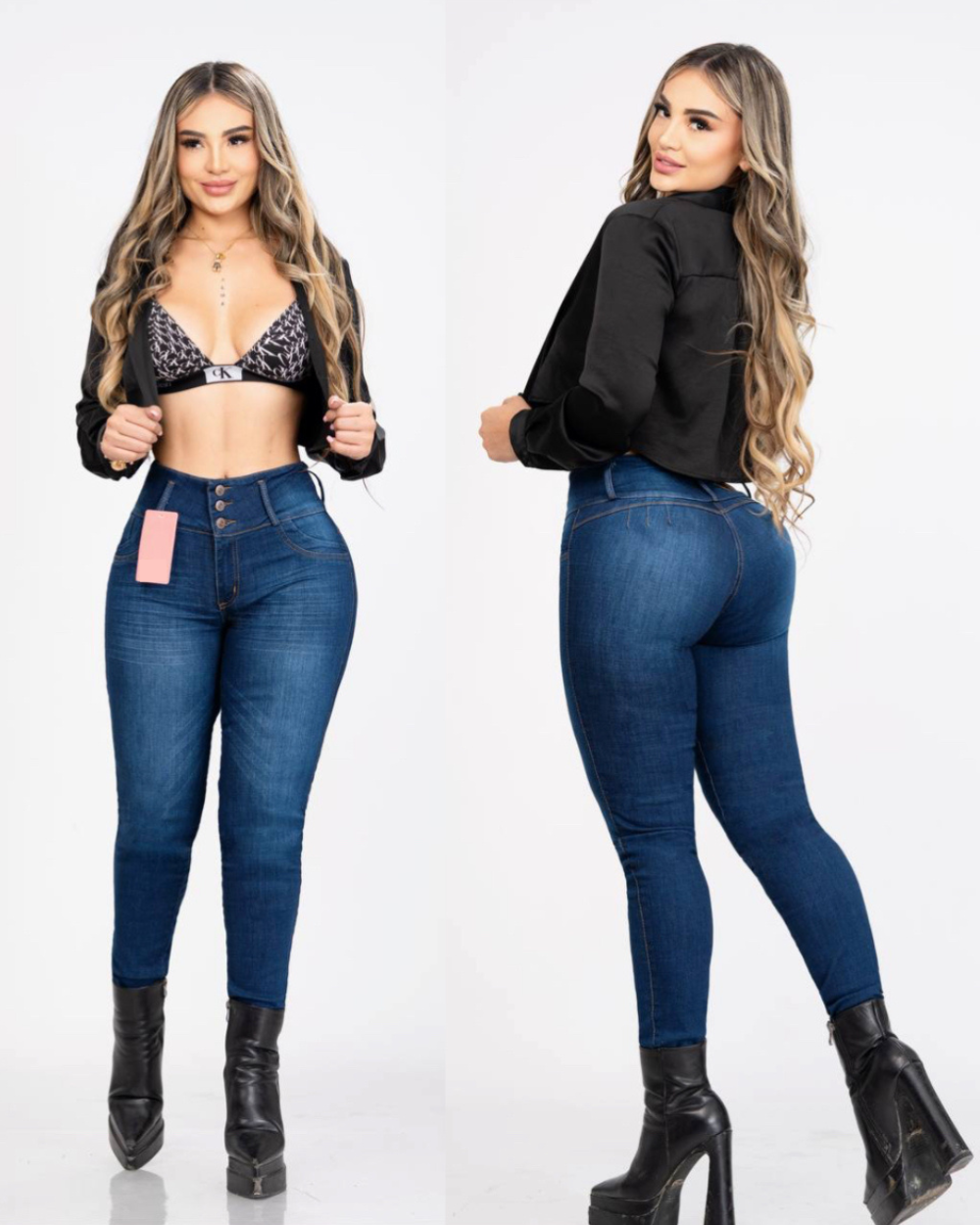 Pantalon De Jean 3 botones  Skinny