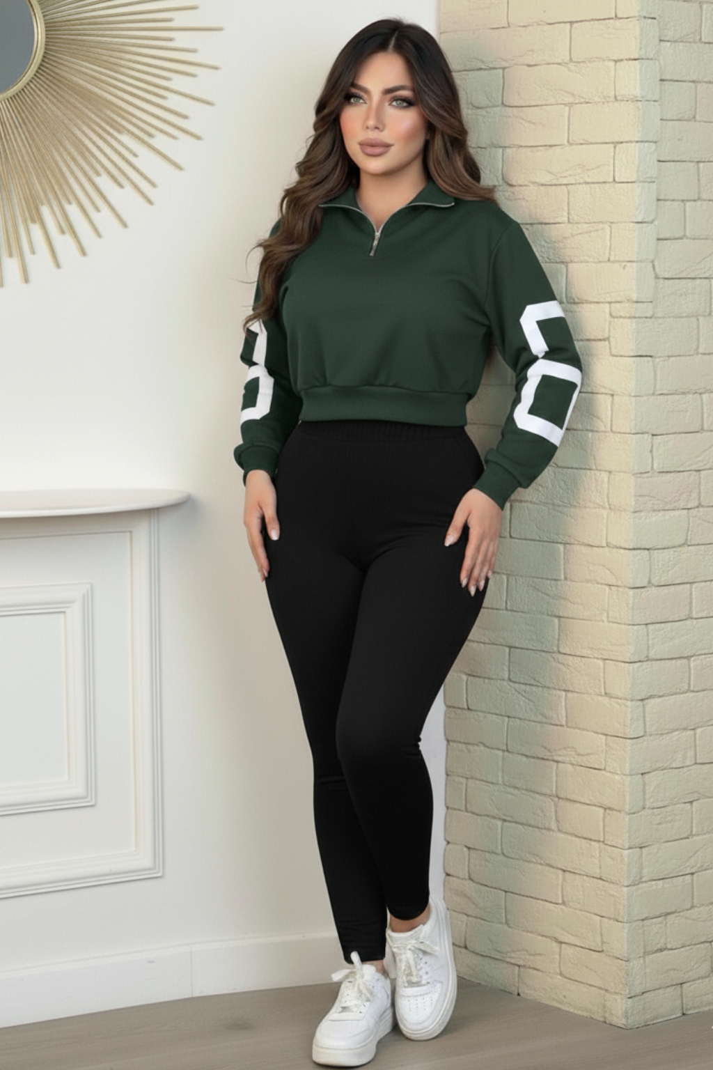 Conjunto Buzo estampado y enterizo