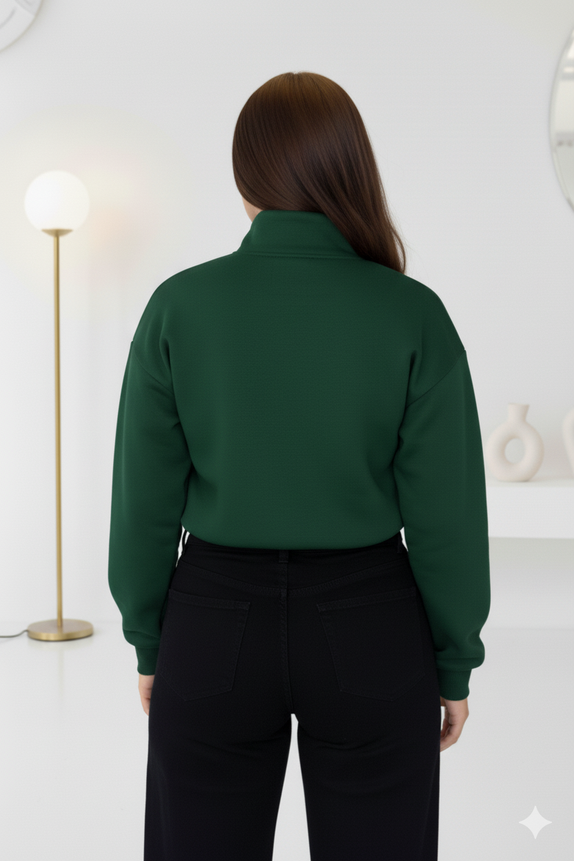 Buzo con cremallera y estampado New York