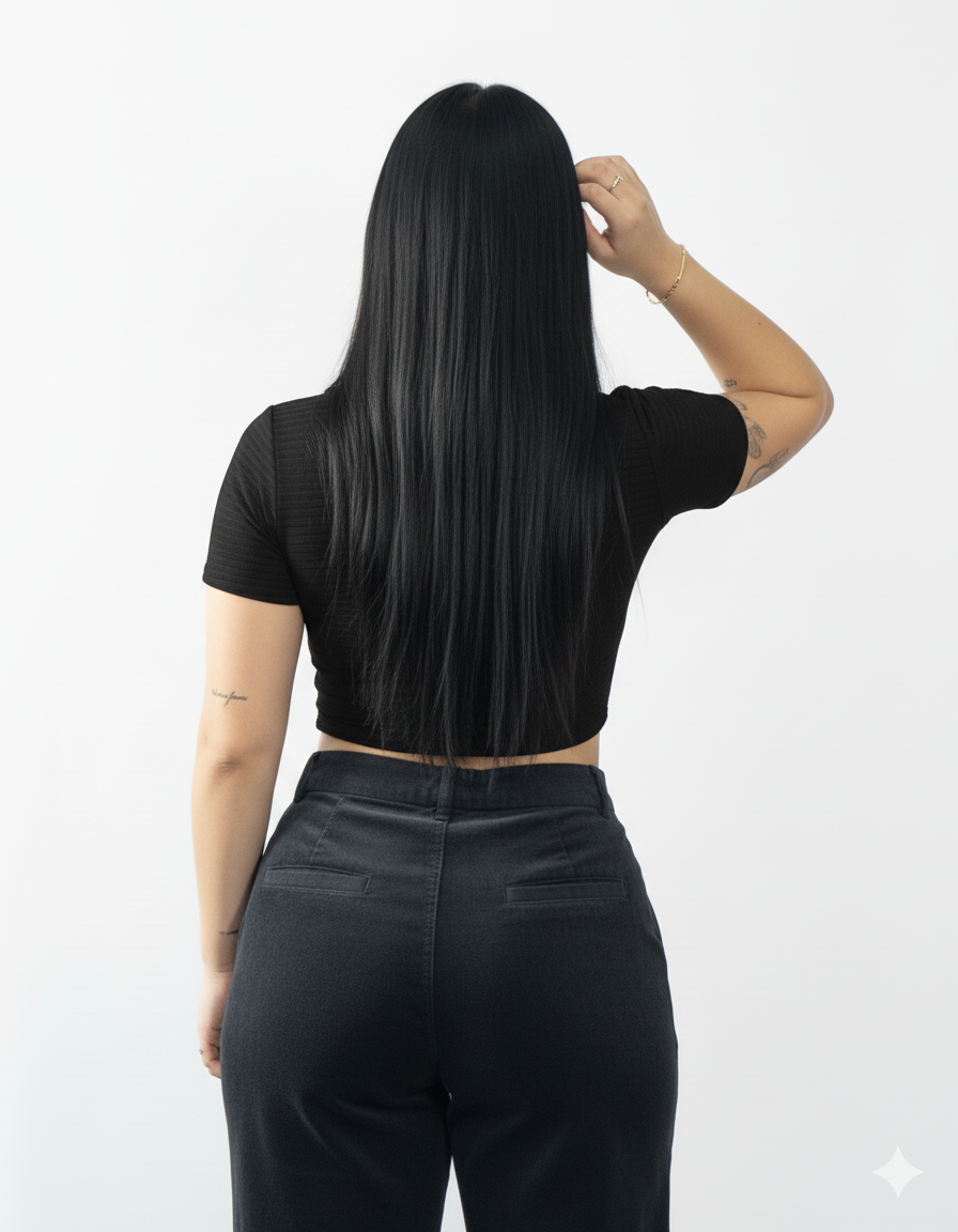 Blusa cuello tipo polo manga corta