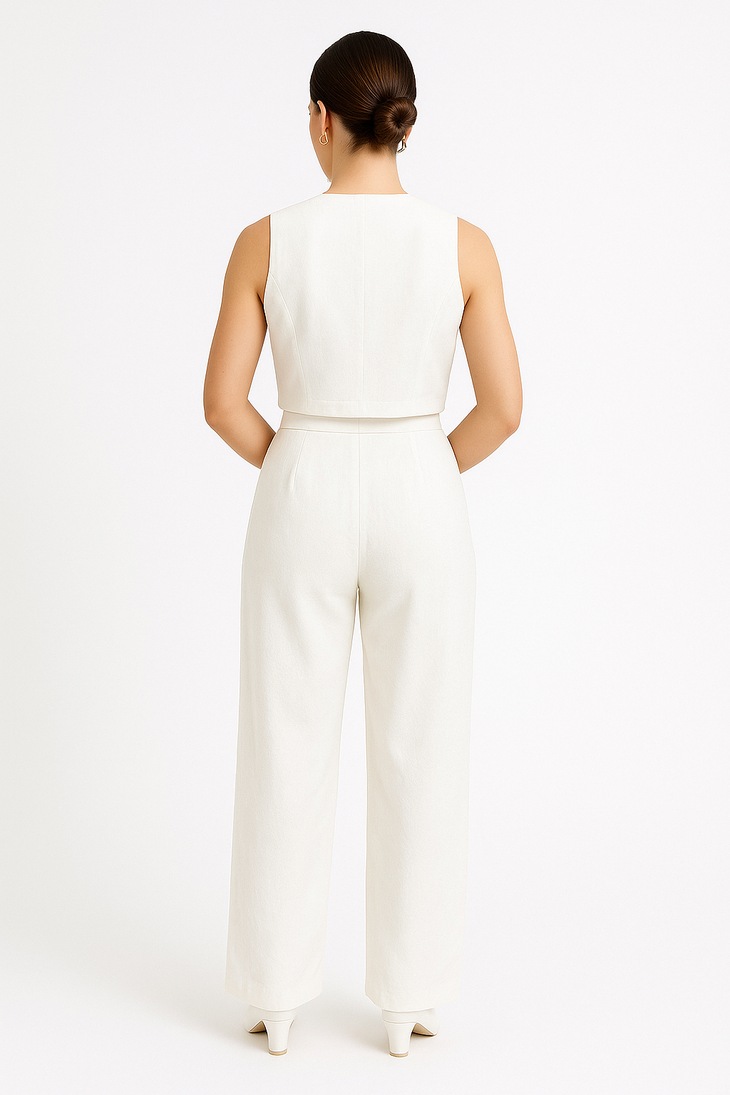 Conjunto Pantalon Bota Ancha  y Chaleco
