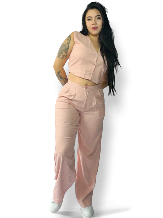 Conjunto Pantalon Bota Ancha  y Chaleco