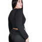 Blusa Manga Larga Cuello V Con Botones